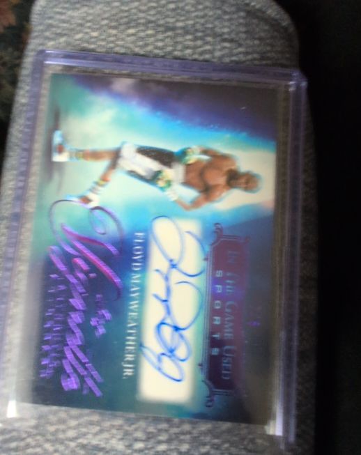 2024 Leaf In the Game Used Sports Floyd Mayweather Jr. Auto — front