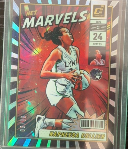 2025 Donruss WNBA #22 Napheesa Collier Net Marvels — front
