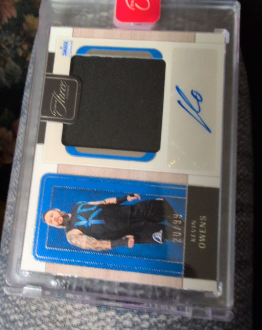 2024 Panini Three Count WWE #JM-KVO Kevin Owens Jumbo Memorabilia Auto — front