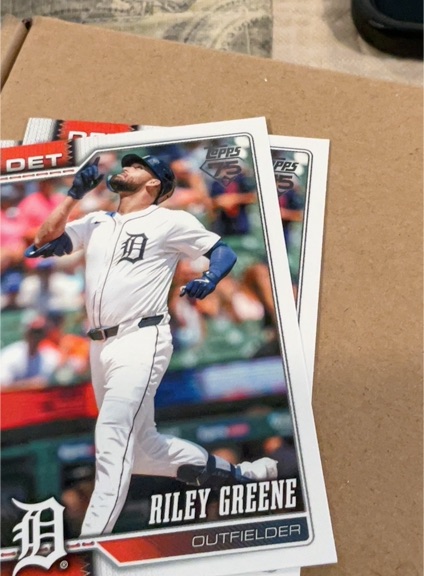 2023 Topps #31 Riley Greene — front
