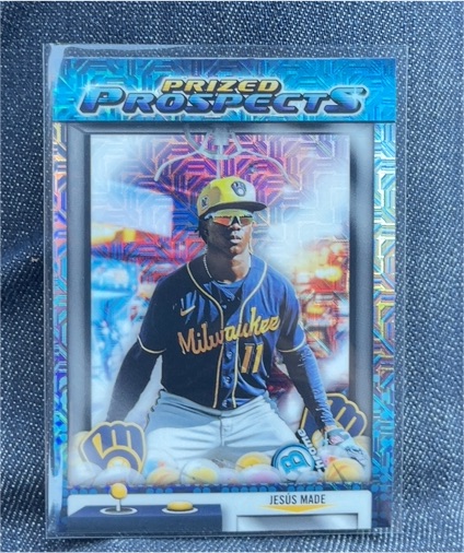 2025 Bowman Draft Prized Prospects Mojo Refractor #PP-16 Jesus Made — front