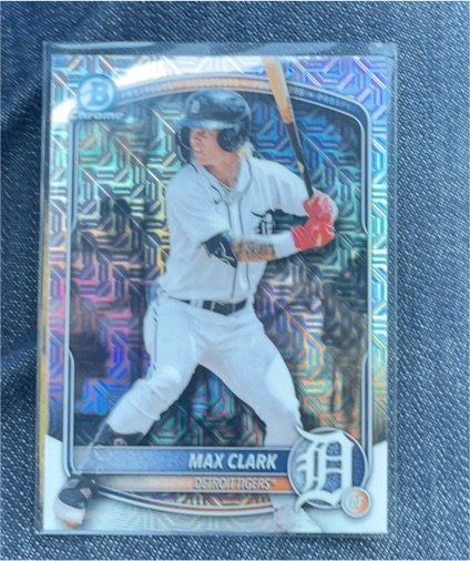 2025 Bowman Chrome Prospects #BCP-24 Max Clark — front
