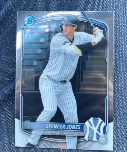 2024 Bowman Chrome Prospects #BCP-32 Spencer Jones — front