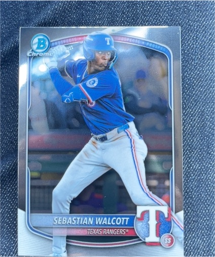 2025 Bowman Draft Chrome #BDC-169 Sebastian Walcott — front