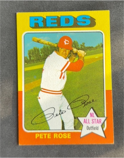 1975 Topps #320 Pete Rose — front