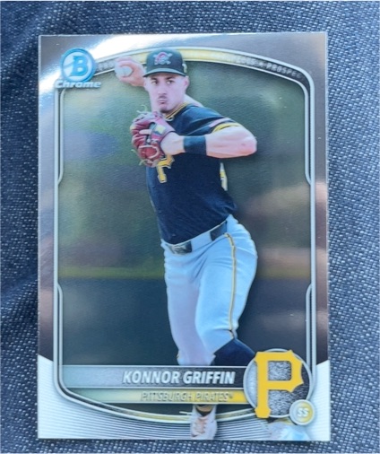2025 Bowman Draft Chrome #BDC-102 Konnor Griffin — front