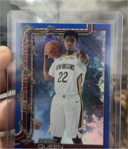 2025-26 Topps Holiday #H173 Derik Queen — front