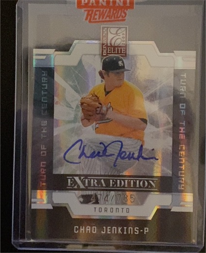 2009 Donruss Elite Extra Edition Turn of the Century #25 Chad Jenkins — front