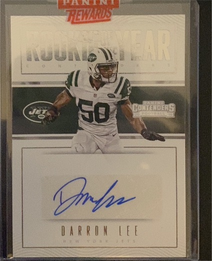 2016 Panini Contenders Rookie of the Year #25 Darron Lee — front