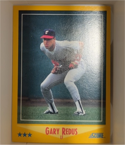 1988 Score #443 Gary Redus — front