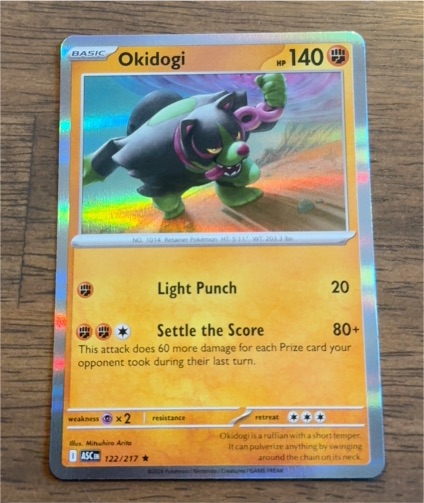 2022 Pokémon Ascended Heroes #122 Okidogi — front