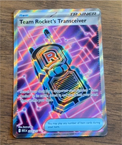 2026 Pokémon Ascended Heroes #263 Team Rocket's Transceiver — front