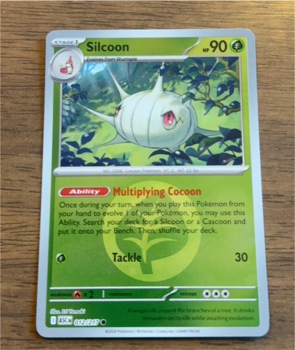 2026 Pokémon Ascended Heroes #012 Silcoon — front