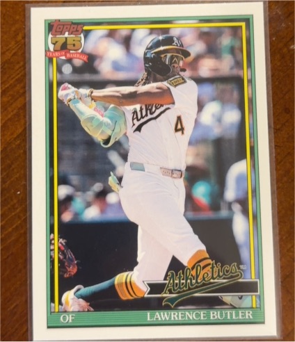 2026 Topps Series 1 #T91-85 Lawrence Butler — front
