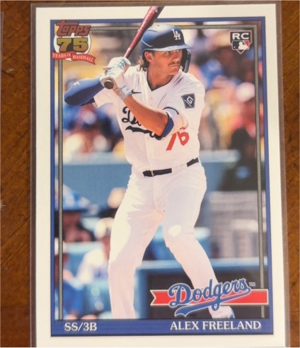 2026 Topps Series 1 #T91-35 Alex Freeland — front