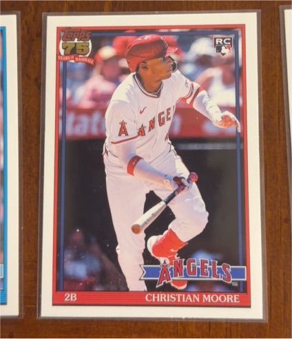 2026 Topps Series 1 1991 Topps #T91-46 Christian Moore — front