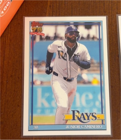 2026 Topps Series 1 #T91-62 Junior Caminero — front