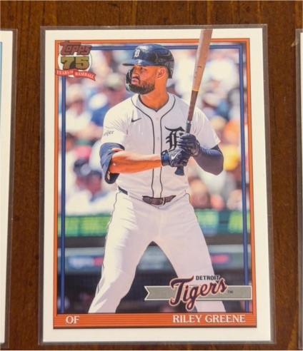 2026 Topps Series 1 #T91-2 Riley Greene — front