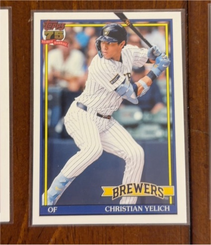2026 Topps Series 1 #T91-83 Christian Yelich — front