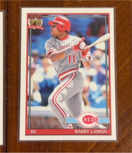 1989 Topps #519 Barry Larkin — front
