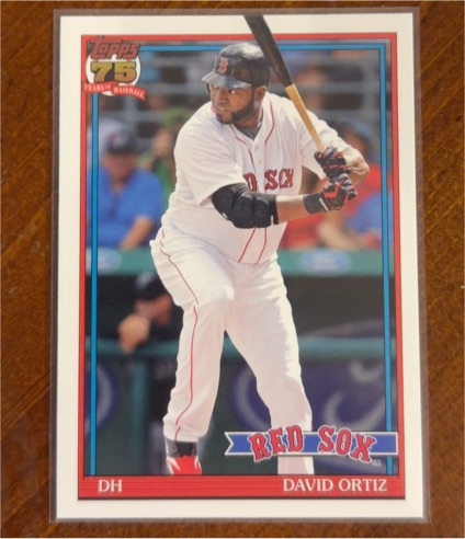 2026 Topps Series 1 #T91-15 David Ortiz — front