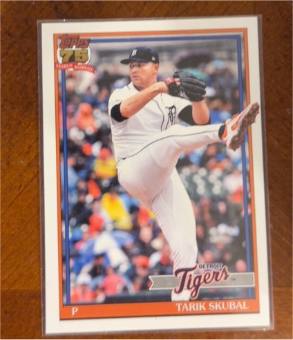 2026 Topps Series 1 1991 Throwback #T91-79 Tarik Skubal — front
