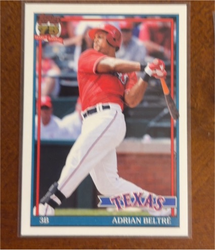 2026 Topps Series 1 1991 #T91-59 Adrian Beltre — front