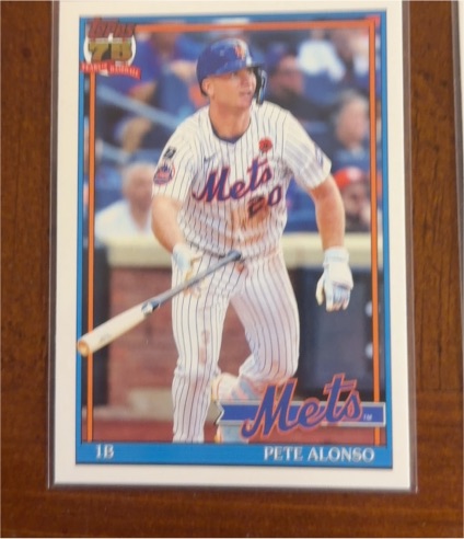 2026 Topps Series 1 1991 #T91-12 Pete Alonso — front
