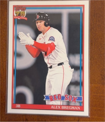 2026 Topps 75th Anniversary #T91-70 Alex Bregman — front