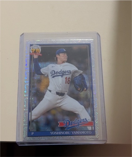 2026 Topps Series 1 Silver Pack #91C-18 Yoshinobu Yamamoto — front