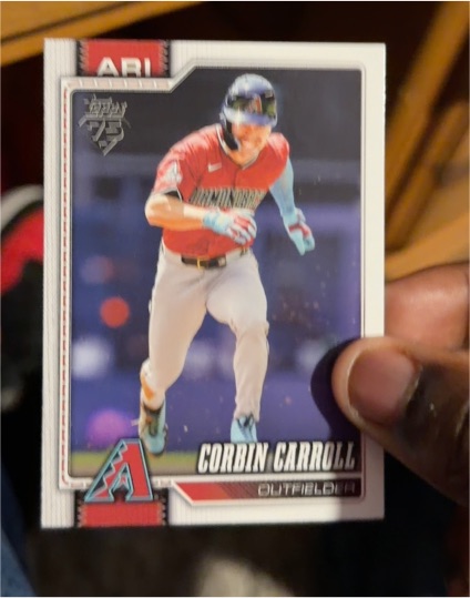 2025 Topps 75th Anniversary #75A Corbin Carroll — front