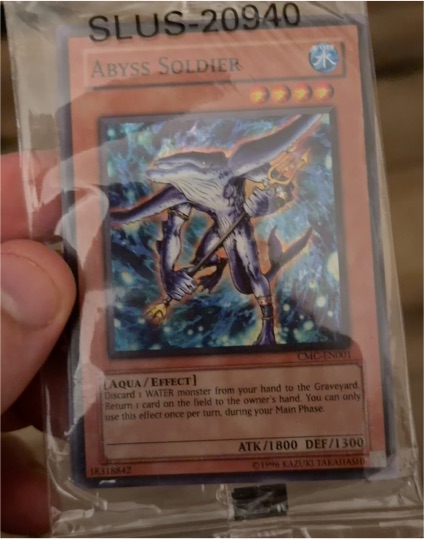 Yu-Gi-Oh! CMC-EN001 Abyss Soldier — front