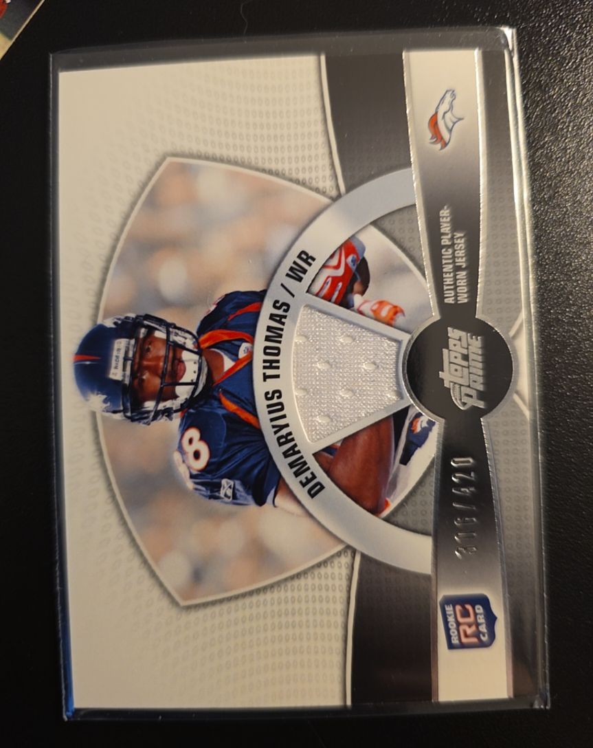 2010 Topps Prime #PR-7 Demaryius Thomas — front