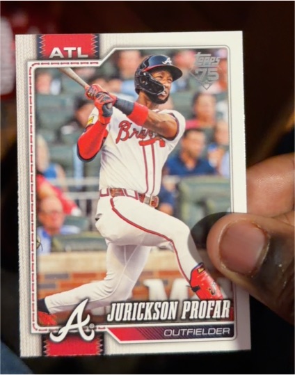 2026 Topps Series 1 #91 Jurickson Profar Atlanta Braves — front