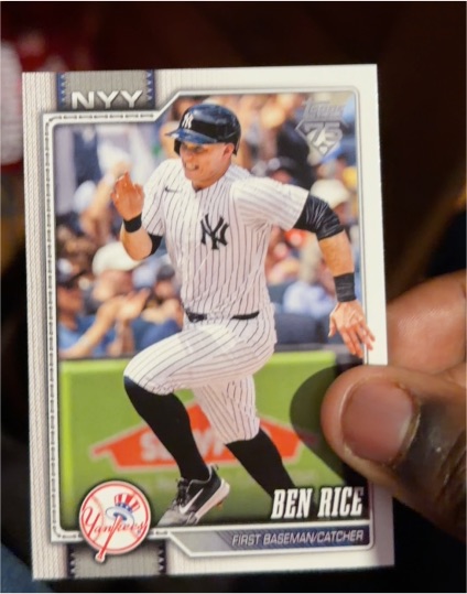2026 Topps #133 Ben Rice — front