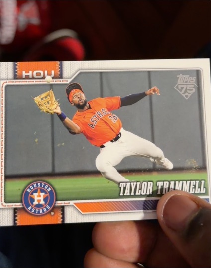 2026 Topps Series 1 #124 Taylor Trammell — front