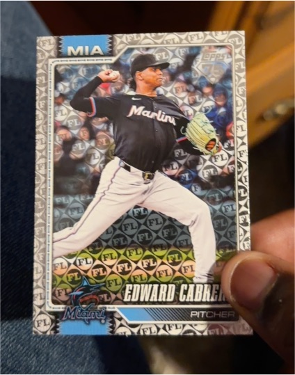 2026 Topps Series 1 #288 Edward Cabrera — front