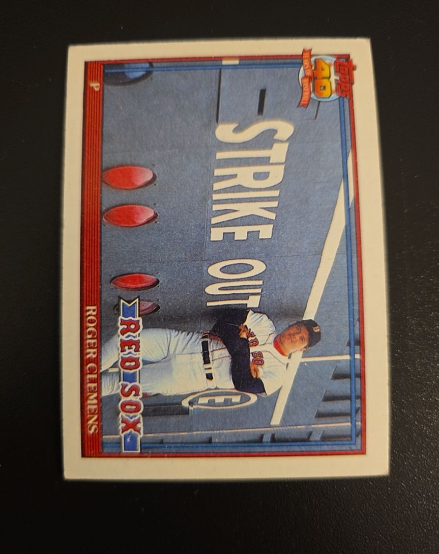 1991 Topps #530 Roger Clemens — front