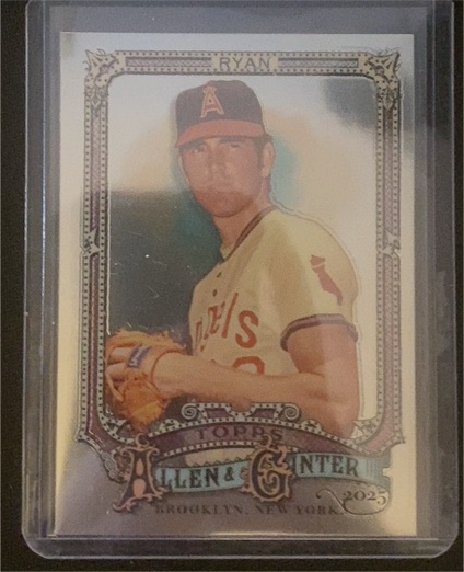 2025 Topps Allen & Ginter #63 Nolan Ryan Chrome Mini — front