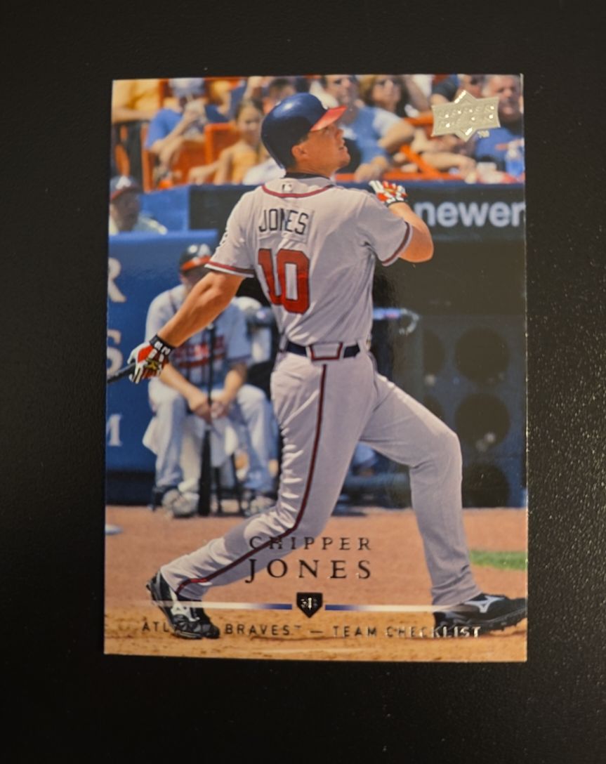 2008 Upper Deck #355 Chipper Jones — front