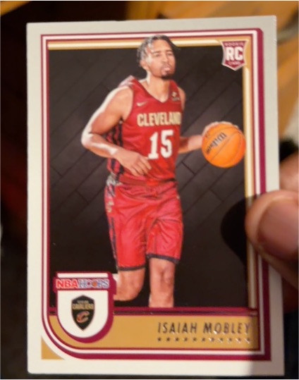 2022-23 Panini NBA Hoops #268 Isaiah Mobley — front