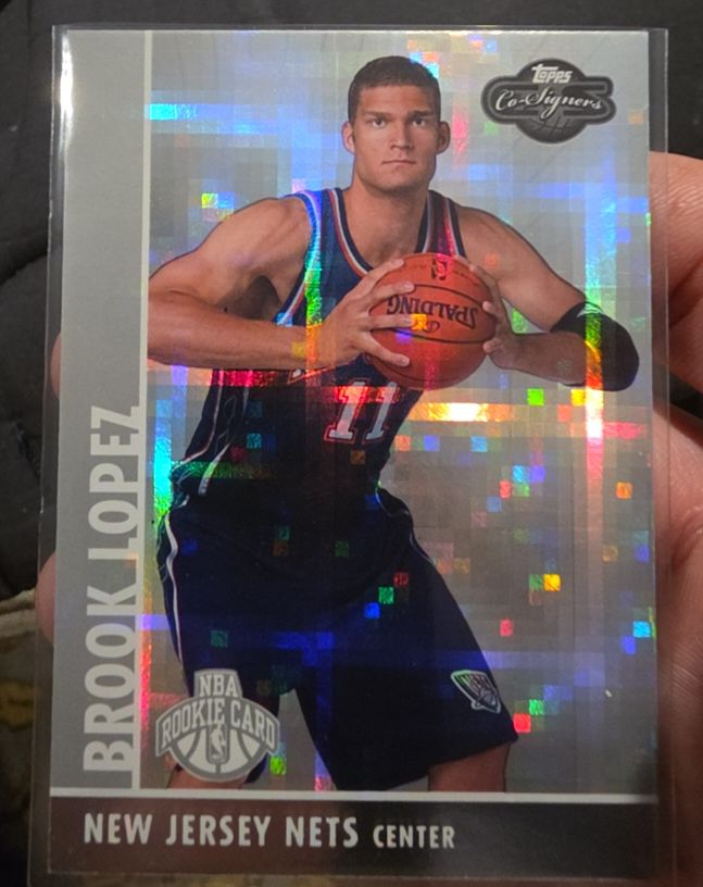 2008-09 Topps Co-Signers #110 Brook Lopez — front