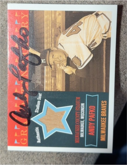 2003 Topps Heritage Grandstand Glory #CGAP Andy Pafko — front