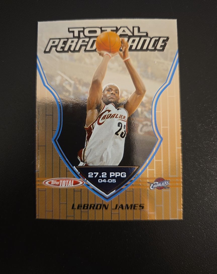 2005-06 Topps Total Total Performance #TP2 LeBron James — front