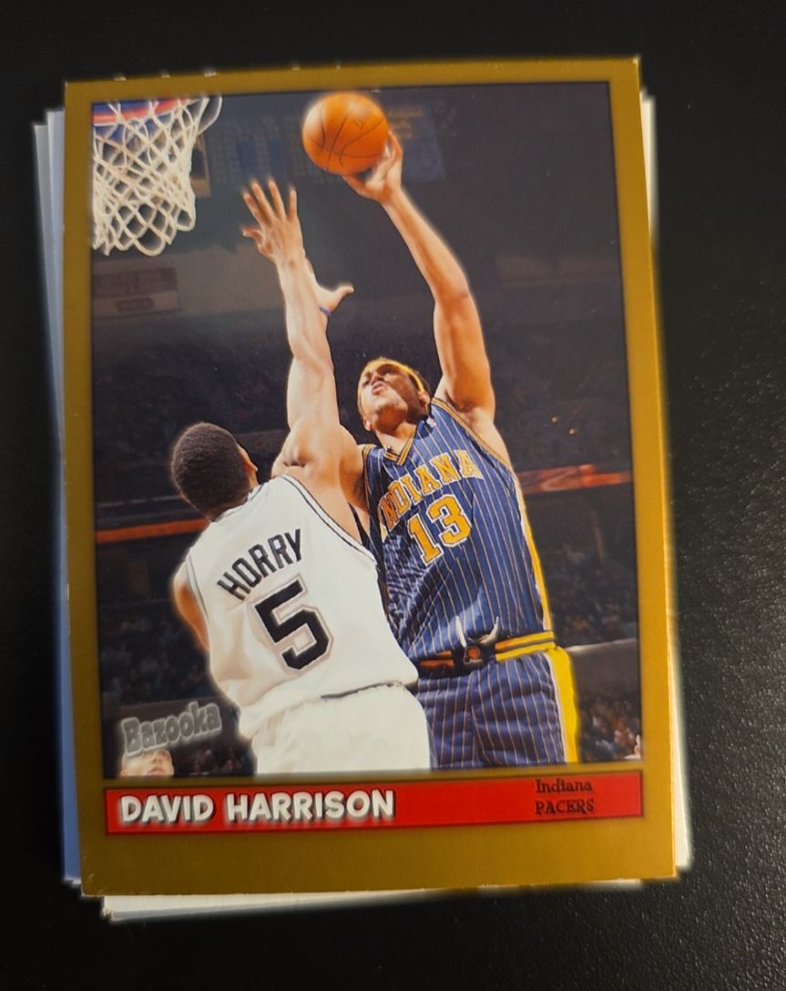 2004-05 Topps Bazooka #219 David Harrison — front