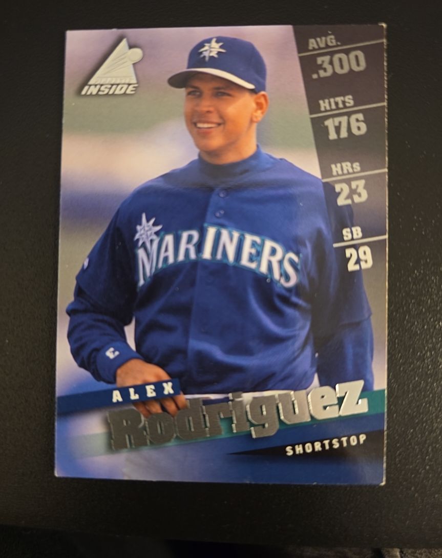 1998 Pinnacle Inside #3 Alex Rodriguez — front