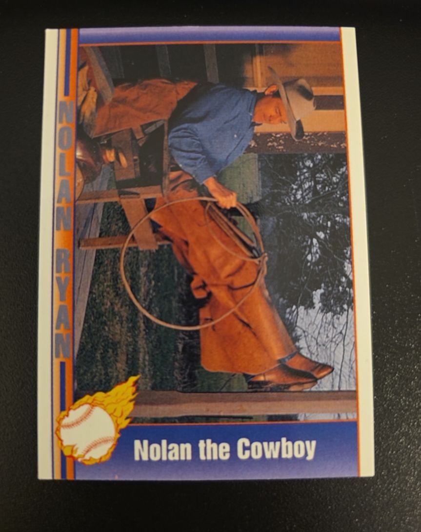 1991 Pacific Texas Express #118 Nolan the Cowboy — front