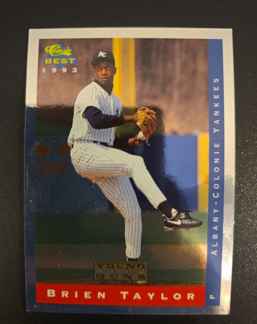 1993 Classic Best Minor League Young Guns #YG22 Brien Taylor — front