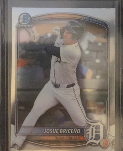 2025 Bowman Chrome Draft #BDC-60 Josue Briceno — front