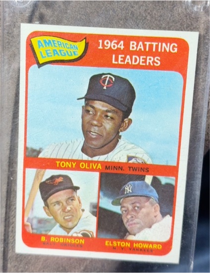 1965 Topps #1 AL 1964 Batting Leaders Tony Oliva — front